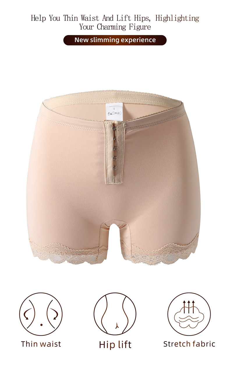 Seamless Lace Tummy-Control Thong (24899956297): back view showing seat coverage and shaping construction