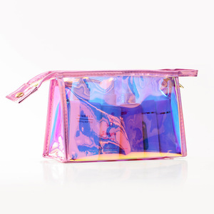 Hot <strong>Sale</strong> PVC Zipper Fashion Jelly Transparent Large Capacity Girl Beach Travel Custom Makeup <strong>Bag</strong> Clear <strong>Cosmetic</strong> <strong>Bag</strong> - Product Image 2