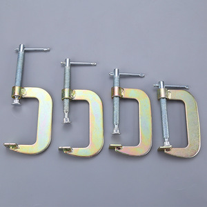 Pince de serrage en acier rapide de type C, 20 mm, réglable, galvanisée, pour travaux de serrage intensifs en menuiserie - Product Image 2