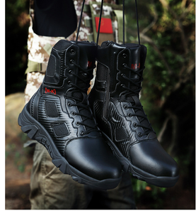 Botas Tácticas DFS06 Anti-Impacto de Cuero Vacuno de 9 Pulgadas para Verano, con Malla Transpirable y Ventilación - Product Image 5