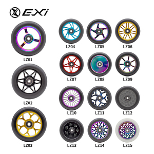 Roues de scooter LZ02 Pentagram Core Designed 120mm/110mm Aluminium <span class=keywords><strong>Pro</strong></span> Scooter 88A Vente directe d'usine Stunt/Kick Scooter Parts Electric - Product Image 4