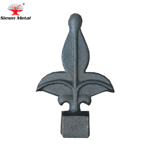 Punta de lanza de hierro forjado popular con componentes de hierro forjado de la <span class=keywords><strong>mejor</strong></span> calidad de superficie lisa - Product Image 1