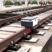 Robot de marquage et de peinture ferroviaire en métal durable, à usage intensif, haute vitesse, réglable et à nettoyage automatique