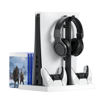 Support de charge et de refroidissement multifonctionnel pour lecteur optique PS5 / PS5 Slim avec communication filaire et accessoires de jeu