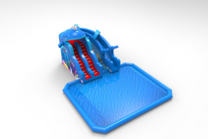 Thiết bị trò chơi nước lâu đài cướp biển bơm hơi Lớn Đầu Tư Hiệu Quả chi phí cho các công viên thủy sinh - Product Image 6