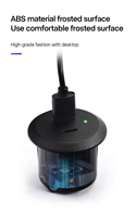 Nouveaux produits 2025 meubles bureau puissance œillet rond double USB chargeur Table USB C Hub USB prise canapé chargeur
