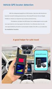 Rilevatore di Segnali a Banda Larga 10Mhz-4Ghz con Schermo Touch LCD Multifunzione Scanner <span class=keywords><strong>per</strong></span> Telecamere Rilevatore di Dispositivi Nascosti con Display LED - Product Image 5