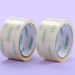 Ruban d'étanchéité de boîte multicolore ruban adhésif de colle acrylique en rouge bleu vert jaune blanc noir marron rubans colorés - Product Image 5