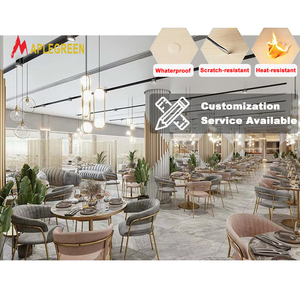 Set di mobili ristorante Hotel 5 stelle di lusso leggero Set tavolo e sedia per bar e ristorante - Product Image 1