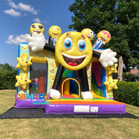 Fête de printemps sur le thème du jardin Hupfburg Dmuchany Zamek Castel Gonflabil Combo gonflable Maison gonflable et toboggan Château gonflable