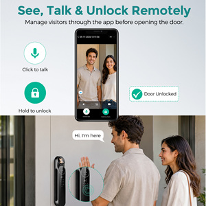 Cerradura Inteligente WiFi SJJ Totalmente Automática TTLock Tuya con Reconocimiento Facial, Vena de la Palma, Cámara de Mirilla, Videoportero, Desbloqueo Remoto y Control en la Nube - Product Image 4