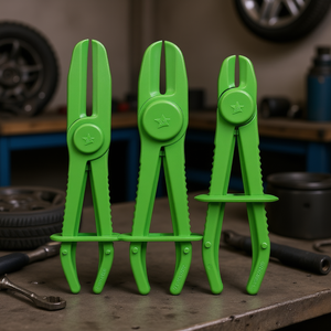 Juego de Herramientas de Reparación Automotriz FG 170 S3, Alicates de Plástico Verde con Mecanismo de Resorte para Mantenimiento de Automóviles y Tareas de Reparación DIY - Product Image 3