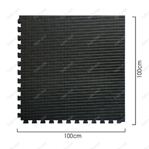 Tapis de sol d'écurie pour <span class=keywords><strong>chevaux</strong></span> Tapis de sol en EVA Motif de larme 100x100cm 24mm Tapis Pour Stalles De <span class=keywords><strong>Chevaux</strong></span> - Product Image 2