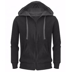Sudadera con capucha para hombre, de invierno, con logotipo impreso personalizado, forro polar, liso, informal, para gimnasio - Product Image 1