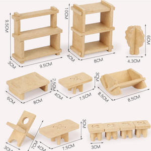 บ้าน<span class=keywords><strong>ไม้</strong></span><span class=keywords><strong>สอง</strong></span><span class=keywords><strong>ชั้น</strong></span> DIY สำหรับเด็ก ของเล่นบ้านจำลอง มอนเตสซอรี่ ของเล่นเสริมพัฒนาการ ของเล่นมาใหม่ - Product Image 5