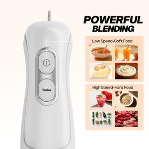Procesador de Alimentos Eléctrico Portátil para Uso Doméstico, Controles de Botón, Recipiente de Plástico, Batidora para Jugos, Batidos y Huevos - Product Image 2