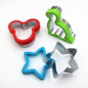 Cortadores de <span class=keywords><strong>Galletas</strong></span> con Forma de Corazón de Metal, Cortadores de <span class=keywords><strong>Galletas</strong></span> Mini con Forma de Estrella, Juego de Cortadores de Animales, Verduras y Frutas para Niños - Product Image 4