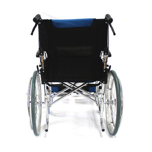 Silla de ruedas manual ultraligera de acero de 13 kg, plegable, para ancianos y personas con discapacidad, ayuda para la movilidad. - Product Image 2