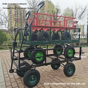 250kg capacité de charge chariots à main et chariot remorques de voiture remorques de ferme autres fournitures de jardin chariot Camping plage Wagon chariot à fleurs - Product Image 2