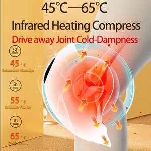 HEZHENG controllo di temporizzazione nuovo arrivo di riscaldamento elettrico vibratore ginocchiera massaggiatore con calore per alleviare il dolore e artrite - Product Image 4