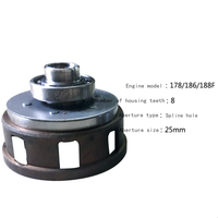 Ensemble de couvercle d'embrayage MEIQI power tiller china-embrayage