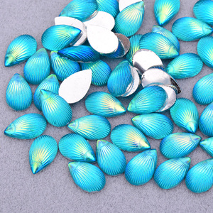 8*13Mm Kết Hợp Màu Vỏ Long Lanh AB Thạch Thả Hình Dạng Tinh Thể Đá Flatback Nhựa Scrapbook Hạt Thủ Công Tự Làm - Product Image 2