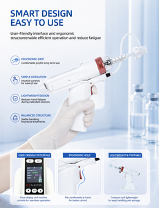 Pistolet de mésothérapie pour rajeunissement cutané, meilleur <span class=keywords><strong>prix</strong></span>, écran LED, seringue 5 ml, <span class=keywords><strong>acide</strong></span> <span class=keywords><strong>hyaluronique</strong></span>, <span class=keywords><strong>visage</strong></span> et tête, usage domestique, prise US, sans fil - Product Image 5