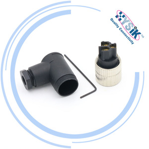 Steker bundar konektor kabel rakitan bidang M8 kuat dan ringkas - Product Image 2