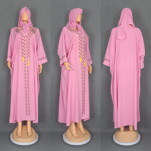 Ultimo Design americano musulmano con perline <span class=keywords><strong>Abaya</strong></span> abito di perline musulmano abito lungo abito <span class=keywords><strong>Abaya</strong></span> - Product Image 2