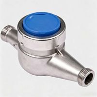 Durable Stainless Steel DN25 Dry Dial Multi Jet Water Meter Measurement Device
