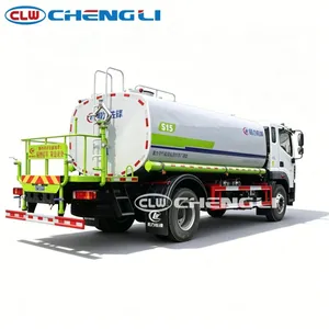 Camion arroseur Foton Aumark de 15,2 mètres cubes, vert, pour le lavage des routes et l'irrigation des espaces verts - Product Image 4