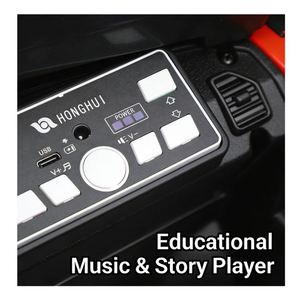 Auto Eléctrico Infantil de Aventura con Doble Motor de 6V4Ah, Control Remoto, 4 Ruedas, Reproductor de Música MP3, Duradero - Product Image 3