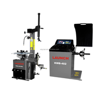 Ensemble combiné LAUNCH TWC-401NIC Changeur de pneus et KWB-402 Équilibreuse de roues pour atelier de réparation automobile, garage, équipement de service des pneus