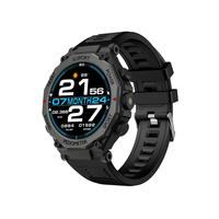 Montre connectée sport à chargement magnétique, écran tactile IPS, boîtier en alliage, autonomie de 5 à 10 jours, bracelet en silicone pour contrôle via application