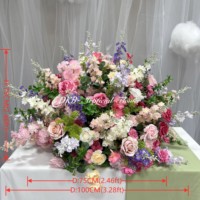 Nouvelle Boule de Fleurs et de Verdure pour Centre de Table de Mariage, Décoration pour Mariage, Maison, Hôtel, Villa, Fête