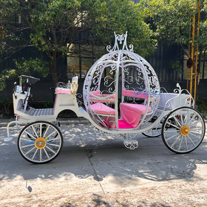 Nueva Carruaje de Calabaza, Carruaje de Cenicienta, Carruaje Puxado por Caballos, Carruaje de Princesa, Elegante y Moderno, Carruaje Vintage en Venta - Product Image 4