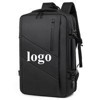 Tas Laptop Pria Anti Air Bahan Nylon 17-Inci dengan Logo Kustom, Cocok untuk Perjalanan Bisnis, Dapat Diperluas, dan untuk Liburan Santai