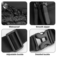 Sac de poitrine portable léger et personnalisé, sac banane durable, imperméable et confortable pour les voyages, la randonnée, le travail en extérieur