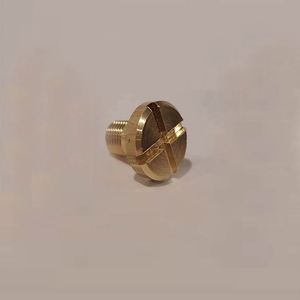 Tornillo/Perno de Latón con Recubrimiento PVD, Personalizado en Medidas Métricas/Inch, con Ranura y sin Cabeza - Product Image 2