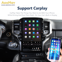 Écran tactile Android Carplay 14,4 pouces, autoradio, lecteur multimédia vidéo pour Dodge Ram 2019-2024, navigation GPS
