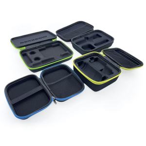 Không Có Moq Nhà Sản Xuất Tùy Chỉnh Không Thấm Nước Nylon + Nhung Vỏ Cứng Hộp Điện Tử Các Mặt Hàng Lưu Trữ Trường Hợp Đầy Màu Sắc Dây Kéo Chống Sốc EVA - Product Image 3