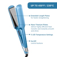 Lisseur à air chaud 2-en-1 et fer à lisser, Planchas Para Cabello, Lisseur à cheveux à flux d'air