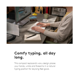 Logitech <span class=keywords><strong>Keyboard</strong></span> lampu latar, tombol gelombang dua Mode dapat diisi ulang nirkabel RGB 108 tombol USB untuk Desktop menggunakan gaya optik-asli - Product Image 2