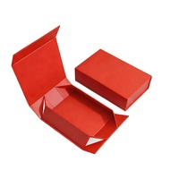 Scatola Regalo Magnetica di Alta Gamma con Coperchio a Ribalta, Rivestimento in Spugna, Pieghevole, Stile Borsa Rigida in Carta per Feste, Matrimoni e Eventi