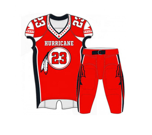 Dernier modèle d'uniforme de football américain pour adultes, respirant, grande taille, antibactérien, séchage rapide, nom d'équipe personnalisé, abordable - Product Image 5