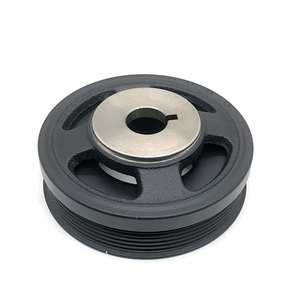 V-Belt <b>Pulley</b> 30 Mm Bore 2 Grooves Steel Crankshaft <b>Pulley</b> For Chevrolet Daewoo Motors Part Number 96352877 96897424 - Product Image 4