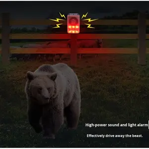 Katı hal Ultra etkili GÜNEŞ PANELI hayvan caydırıcı 5V 120mA 1200mAh pil 20s ses kaydı 3 modları kuş için kontrol - Product Image 4