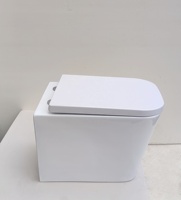 Europe toilette murale sans rebord toilette flottante wc suspendu complet salle de bain toilette suspendue