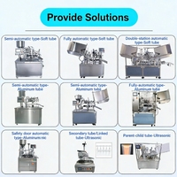 Machine de remplissage et de scellage semi-automatique électrique et pneumatique pour tubes souples en plastique, pour cosmétiques, boissons, aliments, 200 ml, haute précision