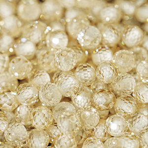 SICGEM на заказ Большие Круглые граненые свободные бусины из муассанита прозрачные белые желтые синие черные бусины - Product Image 5